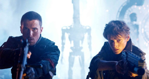 Anton Yelchin i Christian Bale w "Terminator Salvation"